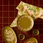 Bonnie and Neil | Tea Towel | Heirloom Green | Linen